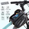 YEEFAIRY Bicycle Road Smartphone Top Tube Frame Waterproof EVA Phone Saddle Compatible with and Under TPU Suitable for Cross Bikes Bag, Bike, Holder,