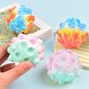 Multi-colored Ball Stress-relieving Toy, Suitable For Adults And Children (colors Are Random)