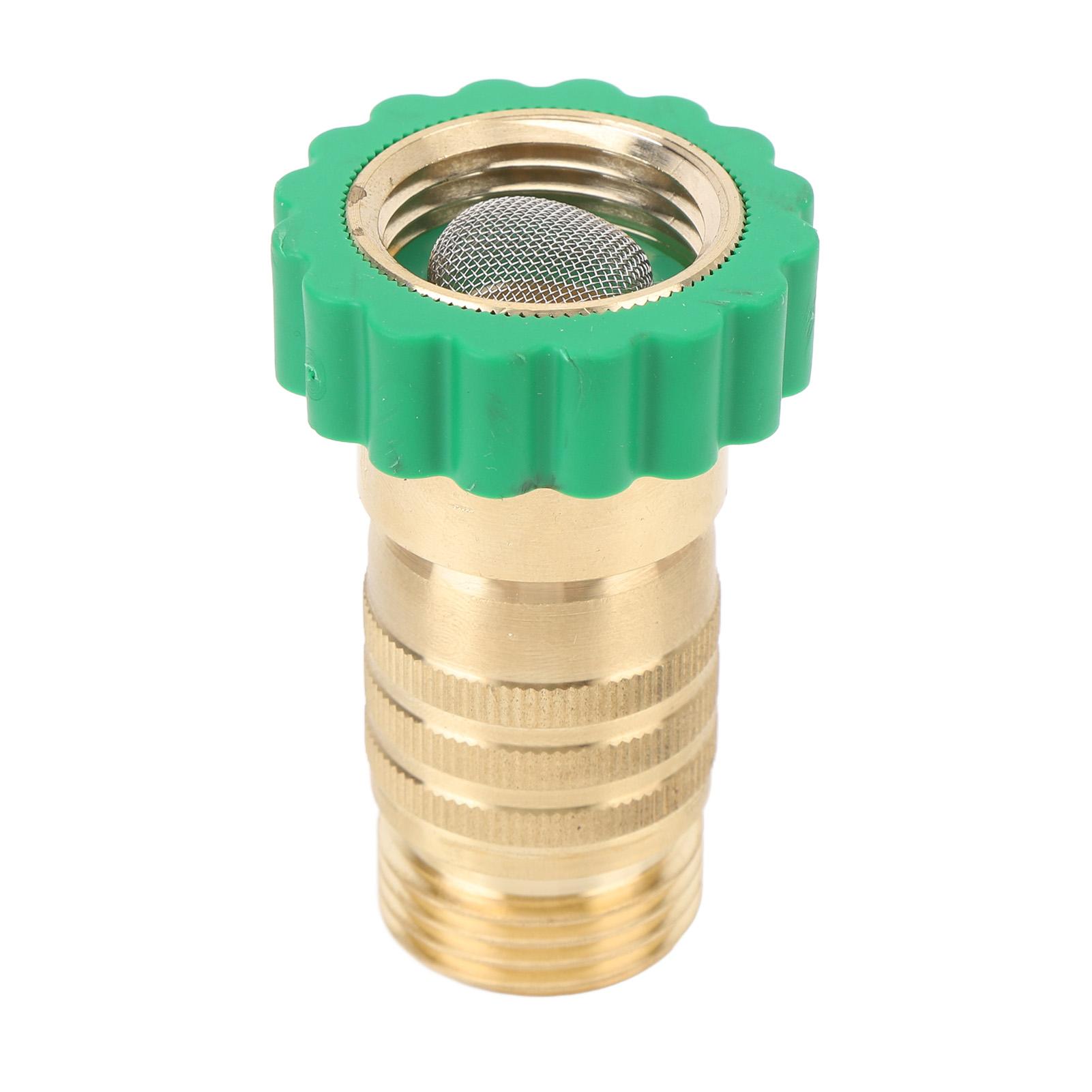 

Water Pressure Regulator 50 to 55 PSI 3/4 Inch Thread Brass Inline Water Pressure Reducer for Campin