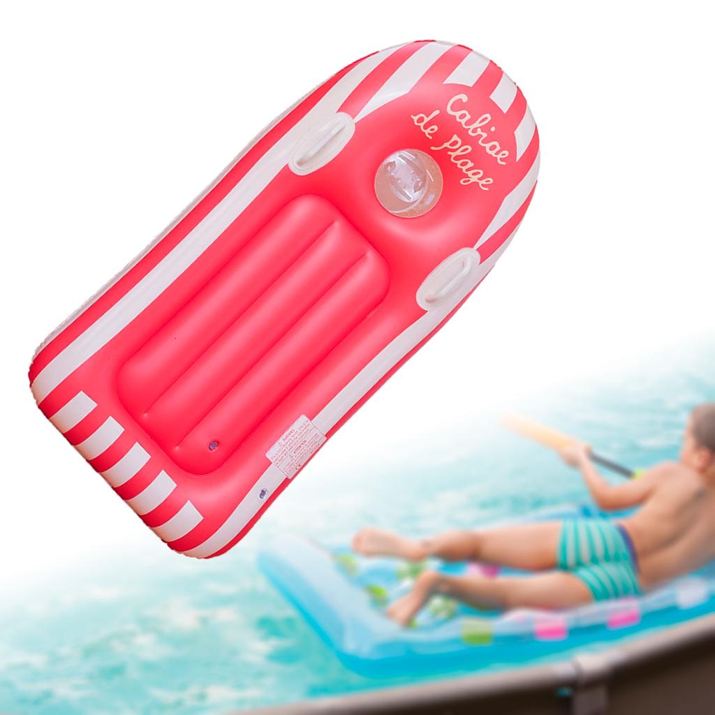 Inflatable Surfboard PVC Surf Body Board with Handles Water Fun Game Accessories for Beach Party Water Entertainment