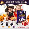 Partyzubehör für Feiertage Weihnachten Adventskalender 2026, 24 Tage Countdown mit Acryl-Feiertags-Überraschungs-Hängeornamenten, Sammlergeschenke Zuhause