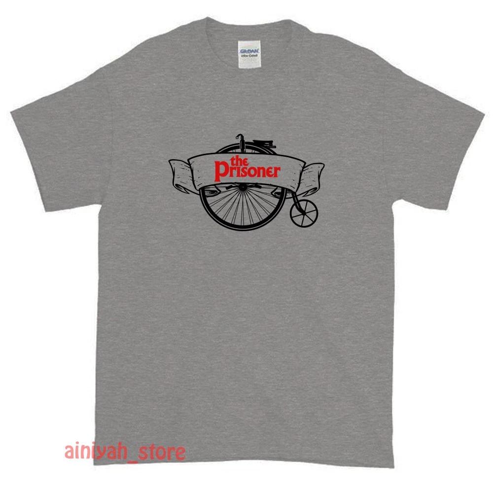 New THE PRISONER TV Show Logo Men s Funny T shirt USA Size S-XXL 2XL