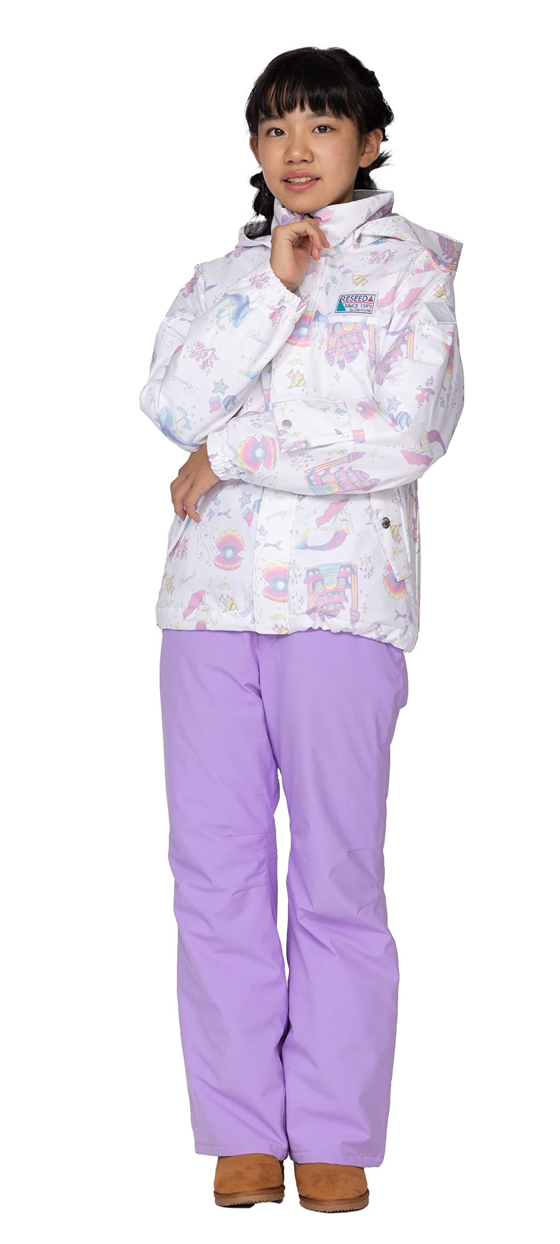 

ONYONE RESEEDA Лыжный костюм Юниор ЮНИОР КОСТЮМ Комплект Верх и Низ RES65003 100M850 WHTxLIL 160