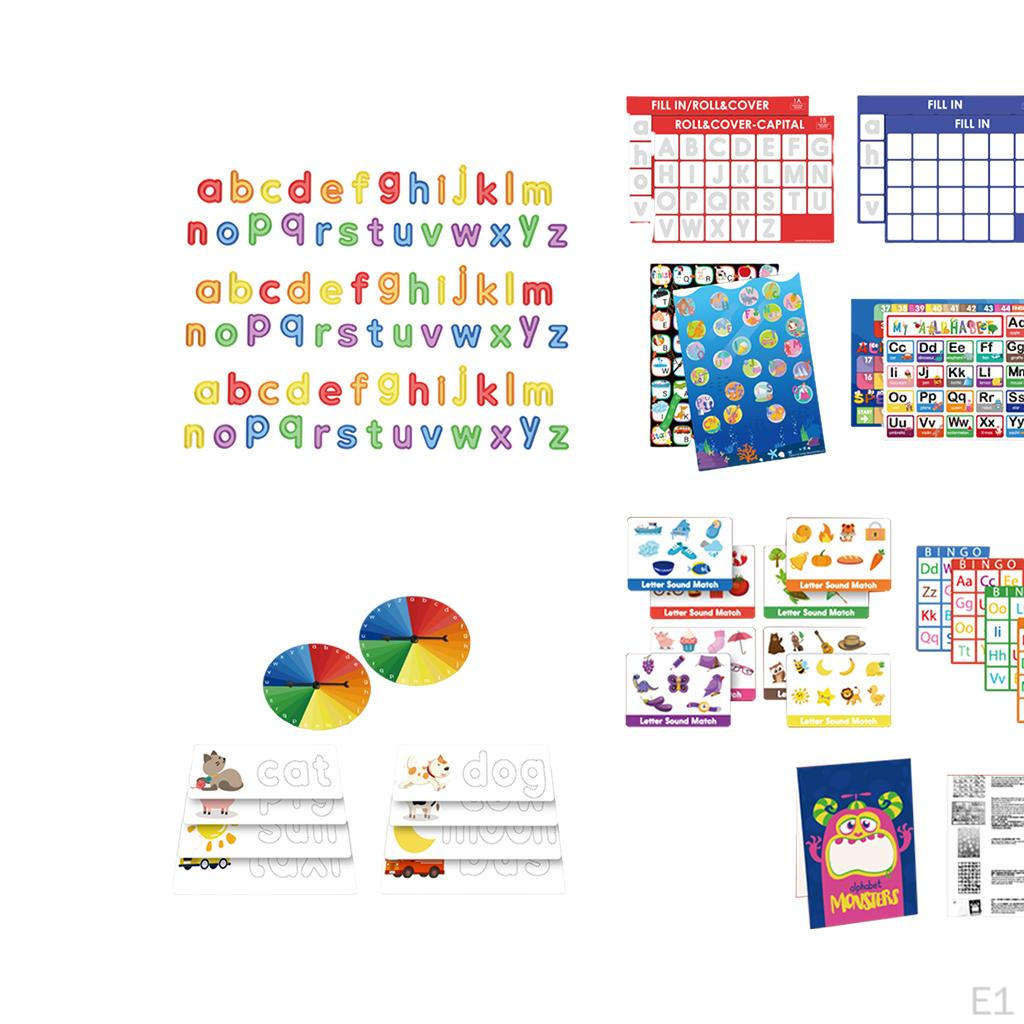 Alphabet Basic Word Learning Spelling Letter Card English Teaching Aids Toys for Children