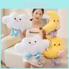 Cloud Moon Stuffed Animal Cushion Cozy Decoration For Sofa And Bed