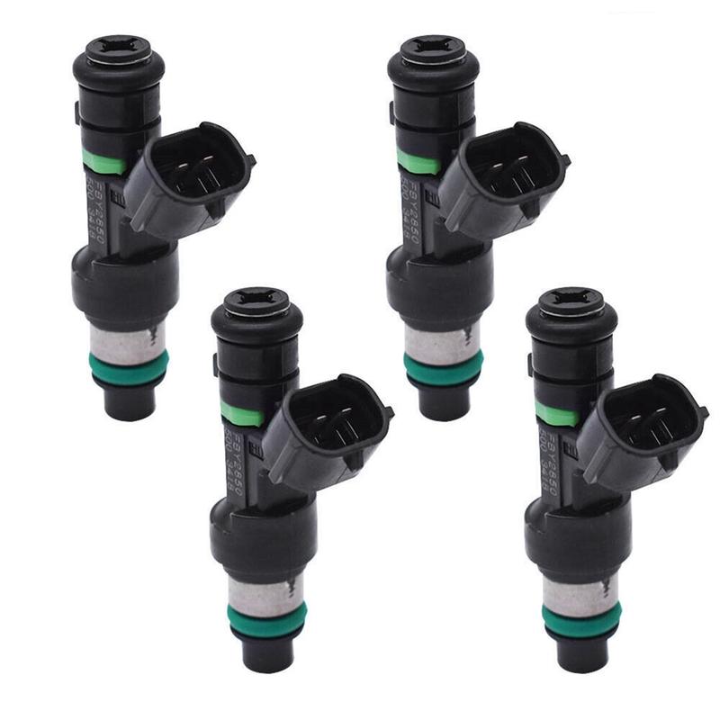 4Pcs Fuel Injectors 16600-EN200 FBY2850 2008-2014 Fit for Nissan Cube Sentra Versa