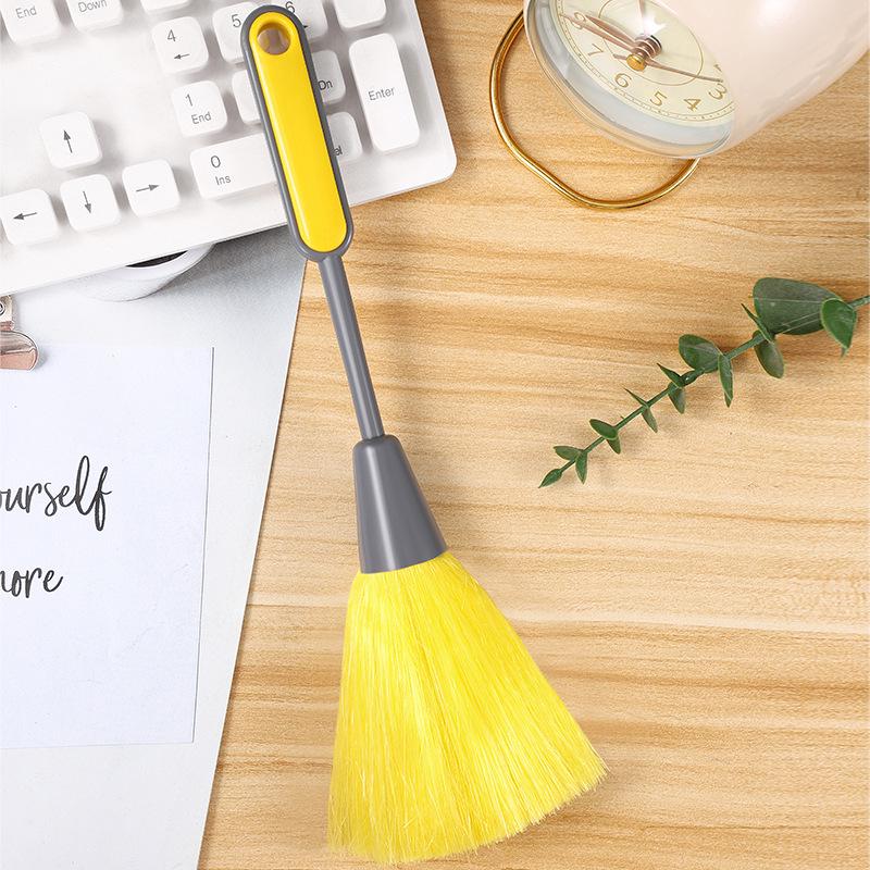 Plastic Long-Handle Multifunction Feather Duster with Round Head