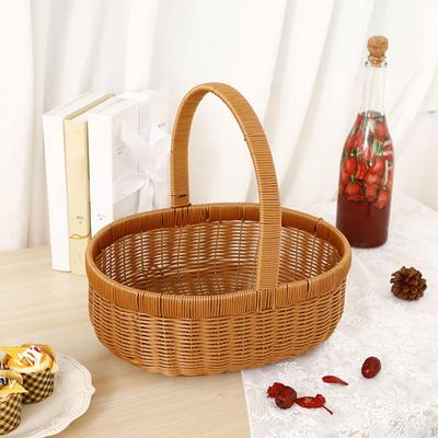 Blumenkörbe, Obstkorb, Geschenkkörbe, Countryside Woven Storage Picknick mit