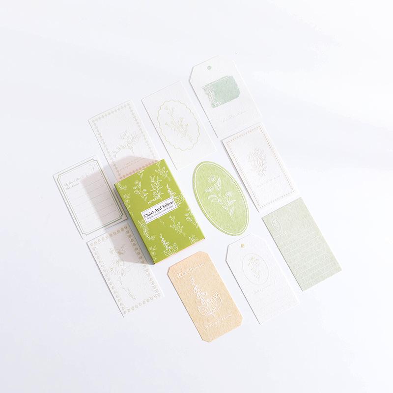 

Mo Mo Matchbox Forest Series Sticky Notes - Creative Hang Tag & Decorative Collage Paper