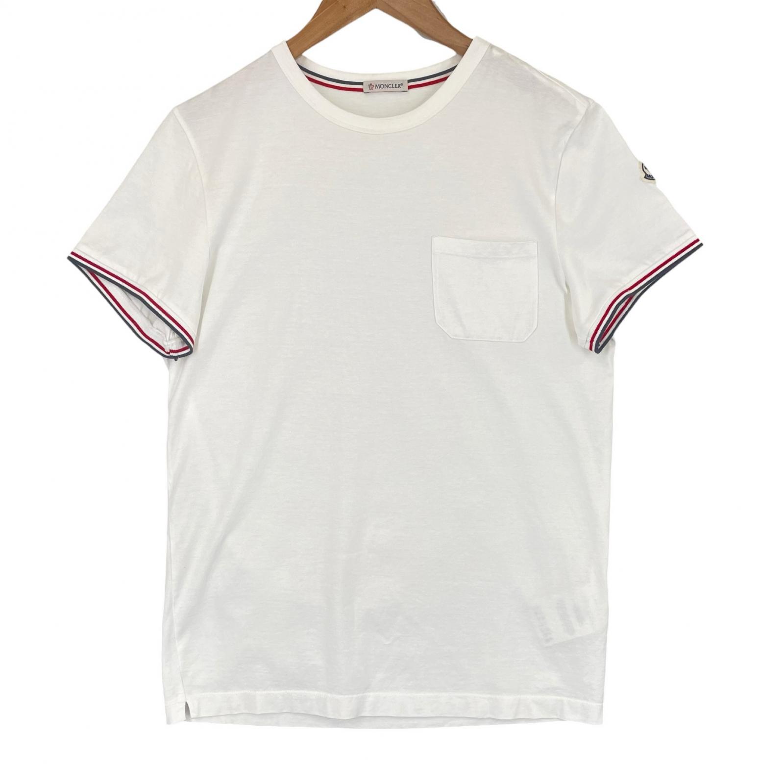 

MONCLER S WOMEN Short Sleeve T-shirt White ModelE10918019800 8390Y