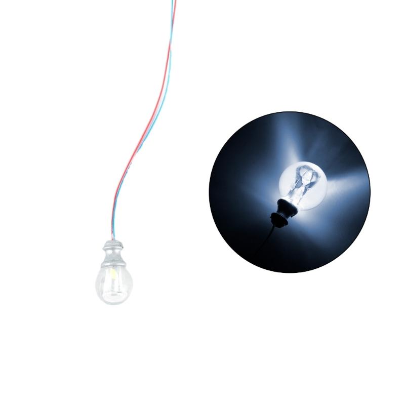 10 Stück LED Deckenleuchte Lampe Spur HO für Sandtisch Übung Deckenlampe für Puppenhaus Schlafzimmer, Küche und Badezimmer