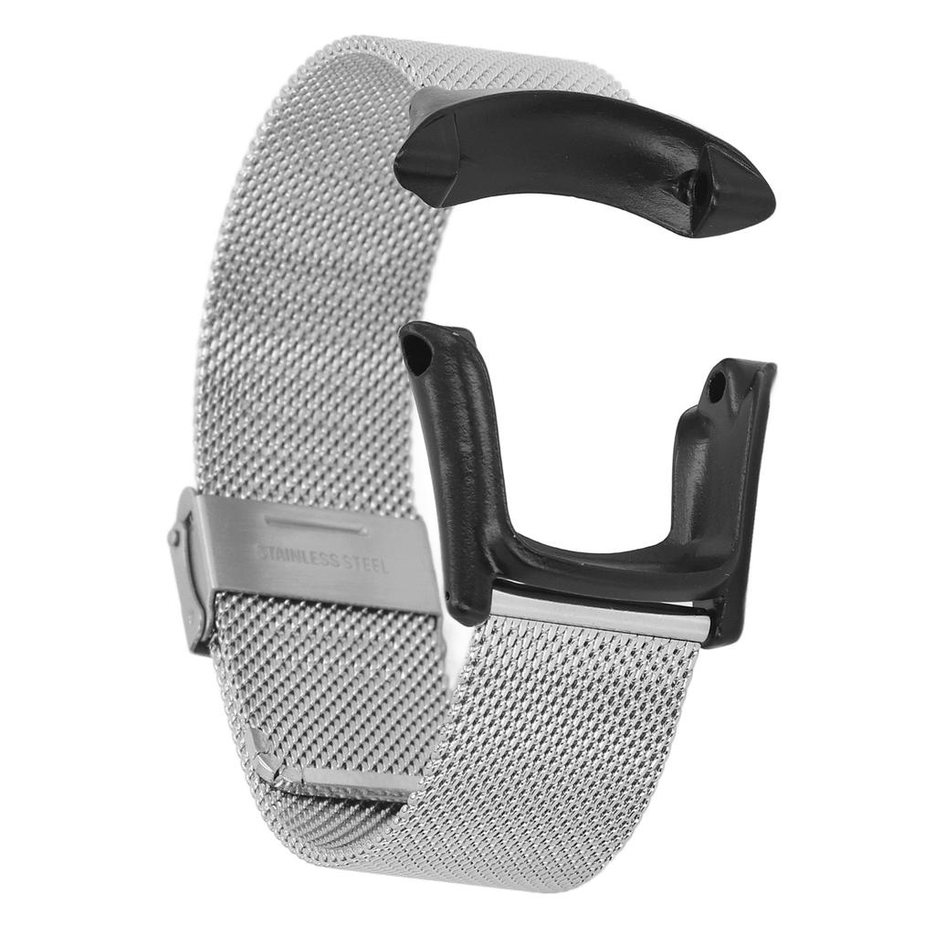 Watch Band Strap Replacement for Ambit 3 Sport 3 Run Stainless Steel Mesh Adjustable Wristband with 2pcs Screwdriver