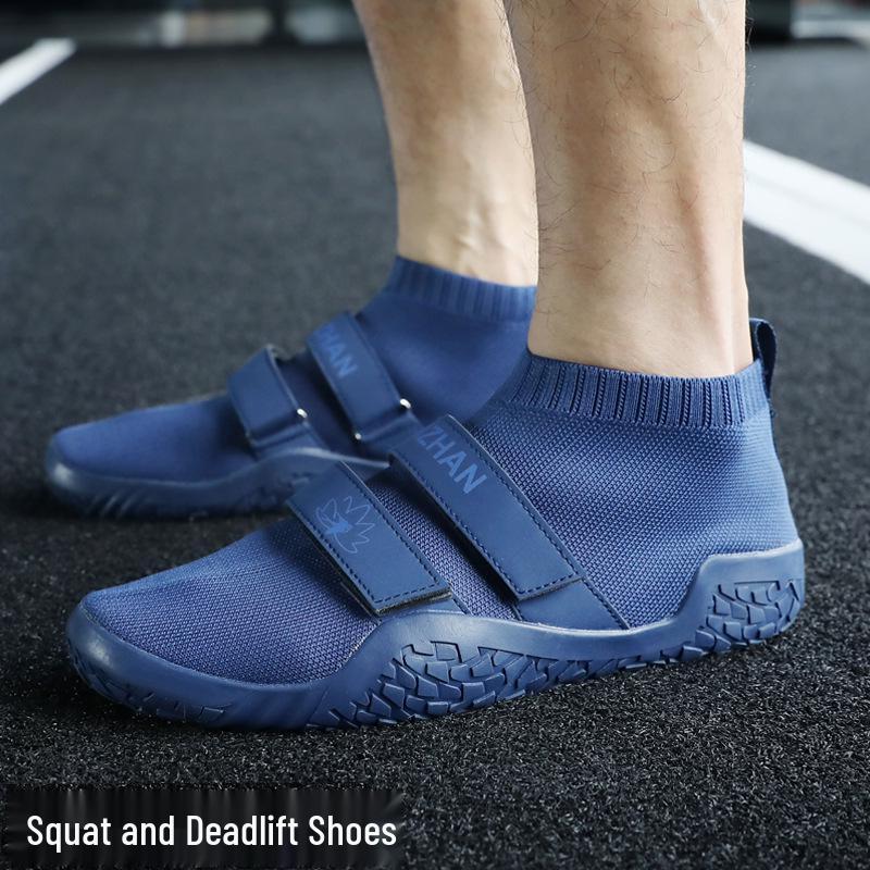 Versatile Squat Deadlift Shoes - Unisex Weightlifting & Wrestling Shoes with Soft Sole, Breathable, Non-slip for Fitness