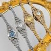 Goldie full diamond retro bracelet strap women's watch with diamond gypsy star waterproof quartz watch