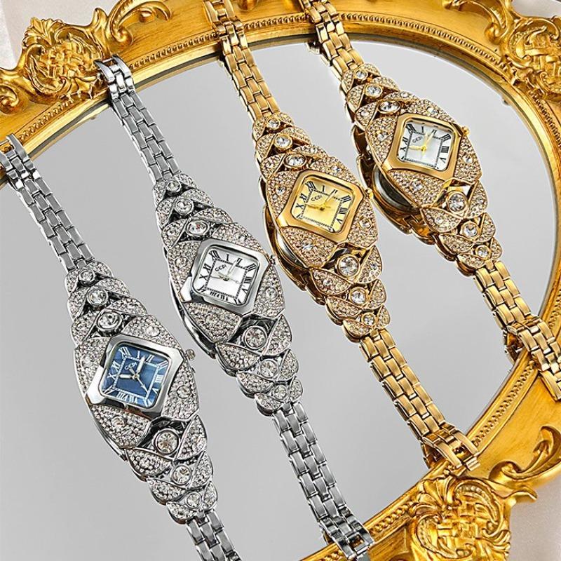 Goldie full diamond retro bracelet strap women's watch with diamond gypsy star waterproof quartz watch
