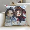 Classic Donghua Mo Dao Zu Shi Cushion Cover Soft & Easy-Wash Pillow Case – Versatile for Couch, Bed, Travel and Office