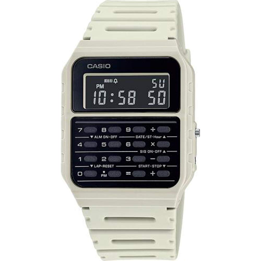

Стандартные часы-калькулятор Casio с функцией калькулятора CA-53WF-8B (Зарубежная модель)