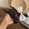 Elegant Dot Bow Hair Clips for Girls Satin Twist Hairpins Hairgrip Korea Back of Headwear Barrettes Women Hair Accessories
