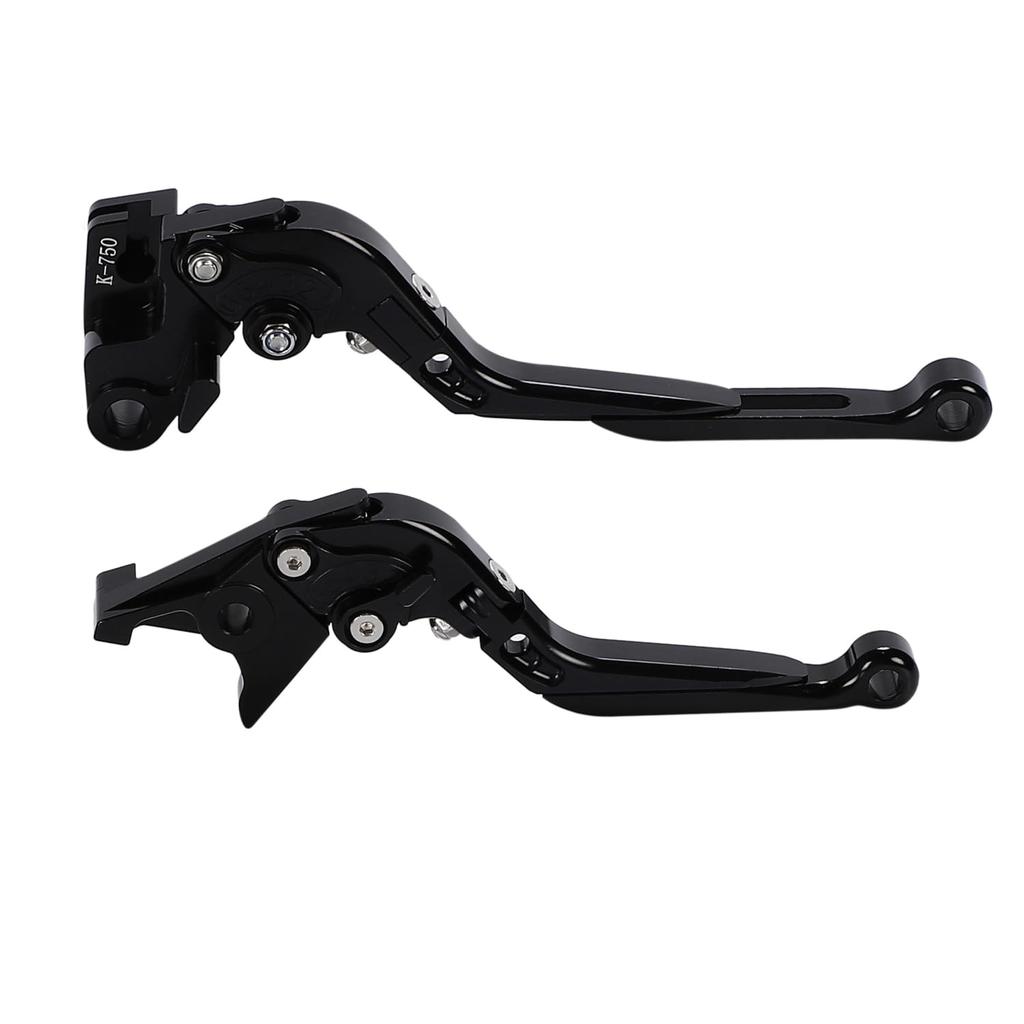 Nakira Brake and Clutch Lever Set for Zephyr Balios and Estrella 650 W800, ZZR250, 400, ZRX400, II, (Black)