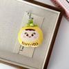 Adorable Double-Layer Cartoon Hamburger Bun Plush Hairpin for Babies