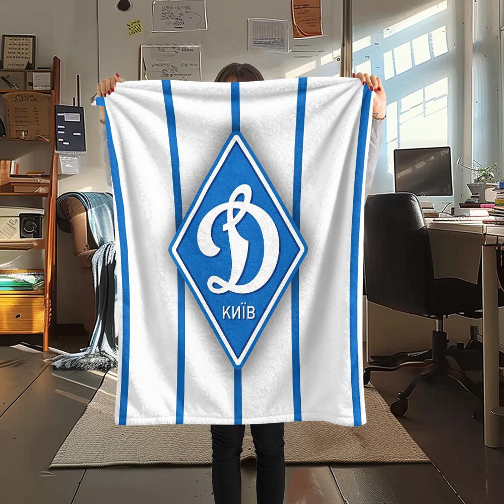 Dynamo Kyiv Flannel Blanket, High Quality Comfortable for All Seasons, Home Decor, Warmth and Comfort