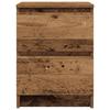 TV Stand Rustic Wood Look 40 X 35 X 54 Cm Engineered Wood