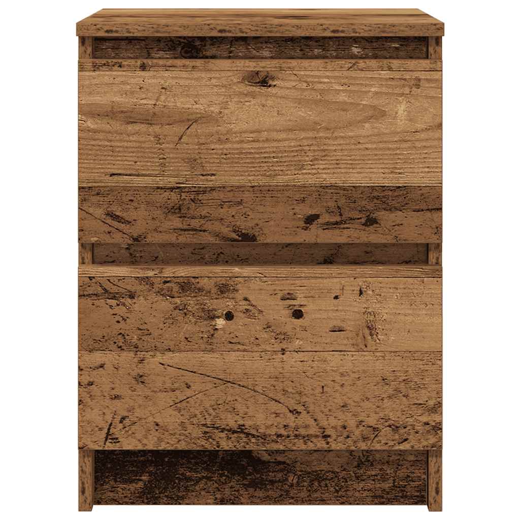 TV Stand Rustic Wood Look 40 X 35 X 54 Cm Engineered Wood