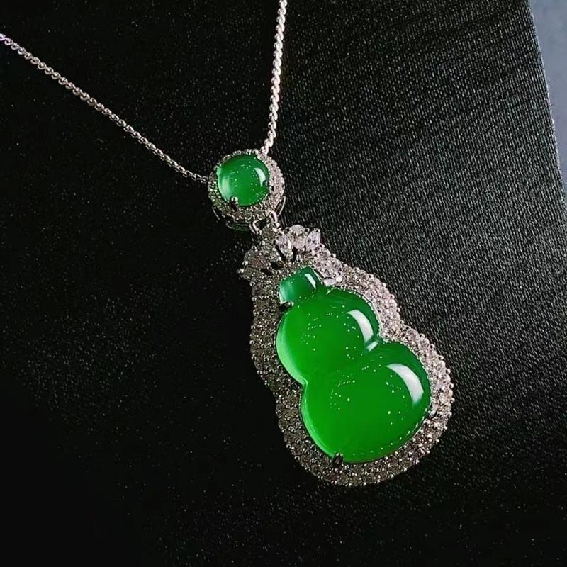 Pendant Gourd Inlaid Gourd Temperament Necklace for Men and Women