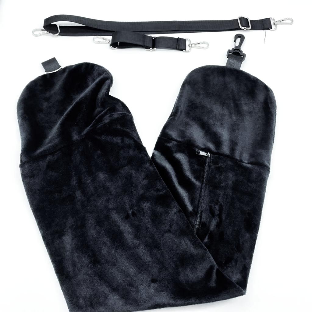 Travel Pillow For Extra Luggage Stuffable Neck Pillow with Adjustable Neck Size Fits 3+ Days of Travel Essentials