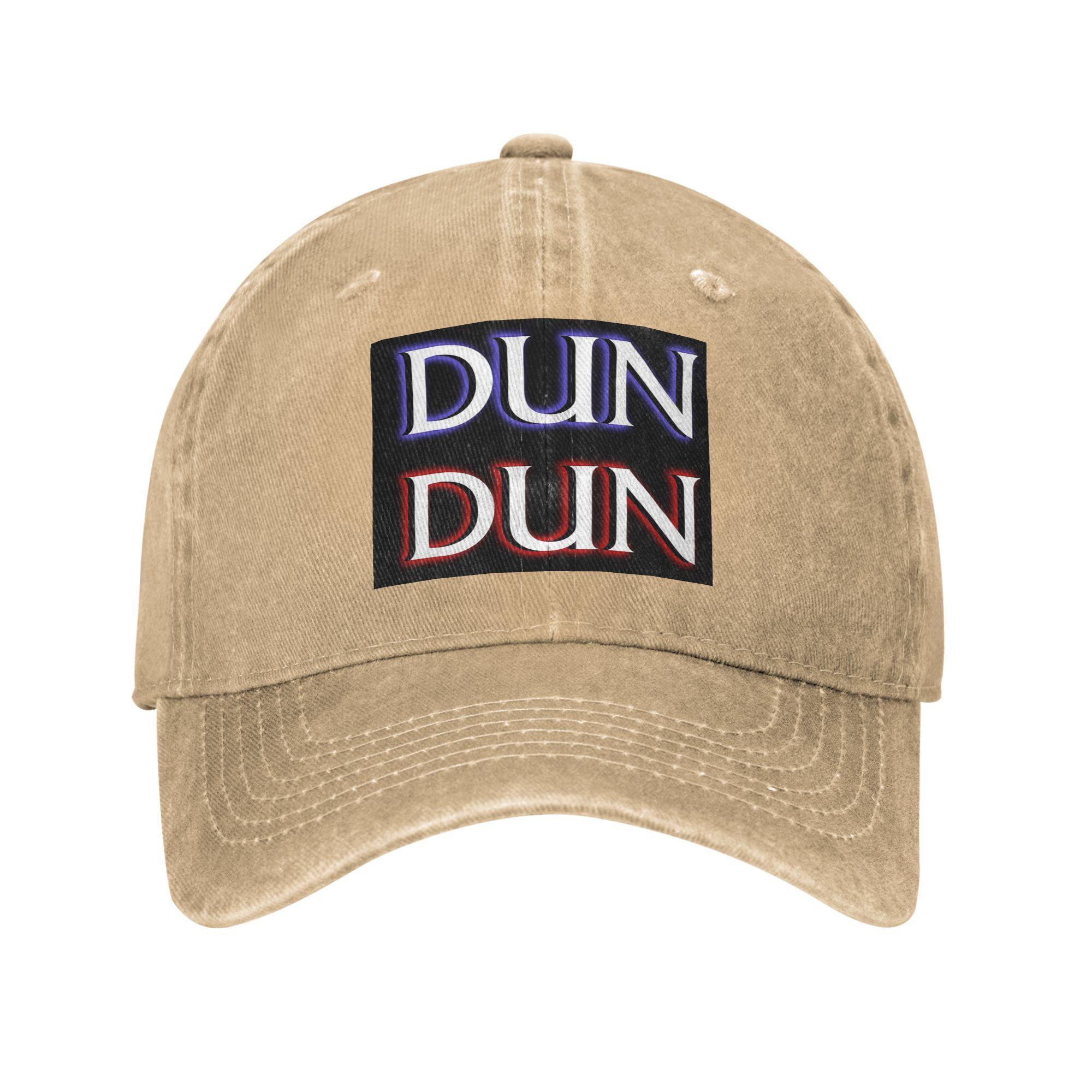 

Dun Dun Meme (Law, Order, Parody) Baseball Caps Denim Fabric Hats Outdoor Adjustable Casquette Sports Baseball Cowboy Hat Unisex One Size