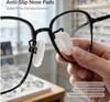 Screw-in Air Chamber Silicone Nose Pads Comfortable Anti-slip Oval for Daily Wear Glasses Sunglasses 10/50 Pairs