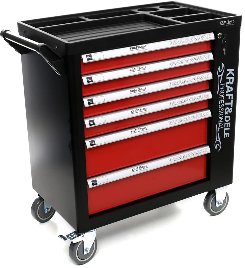 263-piece tool cabinet with side cabinet and lock | Kraft&Dele