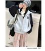 Girl's Super Beautiful Hooded Sweatshirt Cardigan Spring Outfit 2026 New Item, Chinese Children's Casual Jacket, Children's Korean Style Outfit