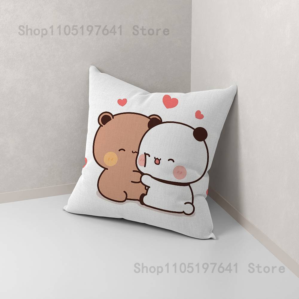 Cartoon Lovely Cute BuBu DuDu Pillow Case For Sofa Decor Car Office Room Printing Cushion Cover Decorations and Protector