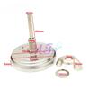 Stainless Steel Metal Grill Meat Thermometer Dual Dial Temperature Gauge Gage BBQ Cooking Food Probe Household Kitchen Tools KTY