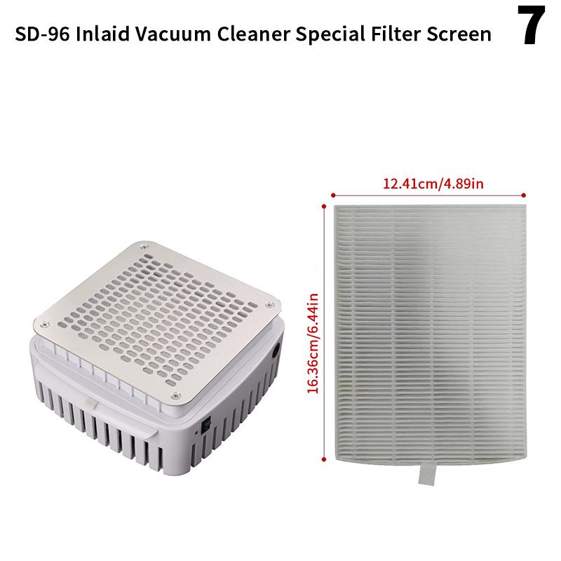 Nultiple Models Nail Vacuum Cleaner Specialized Filter Nail Dust Storage Filter Element Manicure Screen Plate Brushless