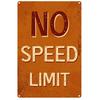 Vintage No Speed Limited Metal Tin Signs Posters Plate Wall Decor for Home Bars Garage Cafe Clubs Pubs Retro Posters Plaque