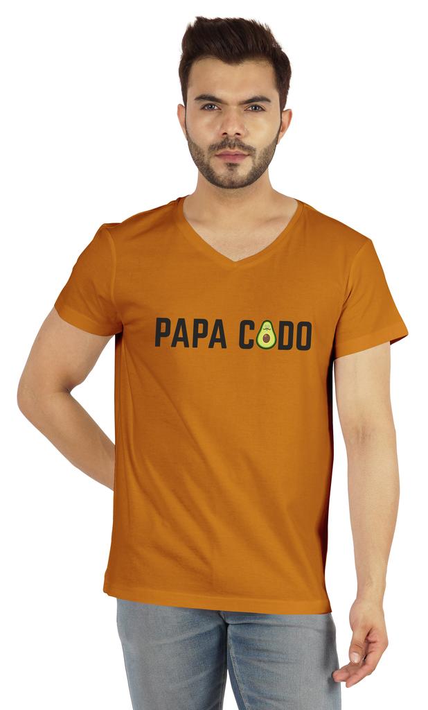 Inkmeso Herren Bedruckt   Papa Codo   T-Shirt Für Papa Lustiges Zitat T-Shirt Baumwolljersey