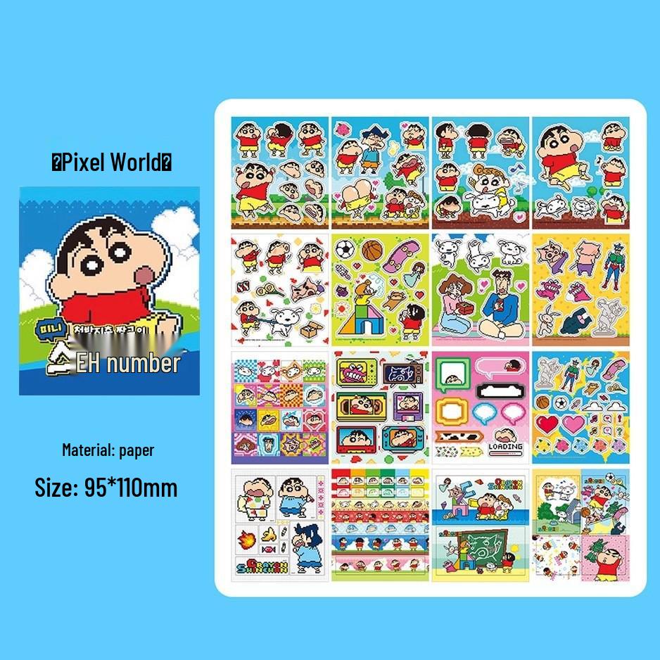 Korean SL-20 Sticker Book: Melody, Cinnamoroll, Pompompurin Planner Decorations
