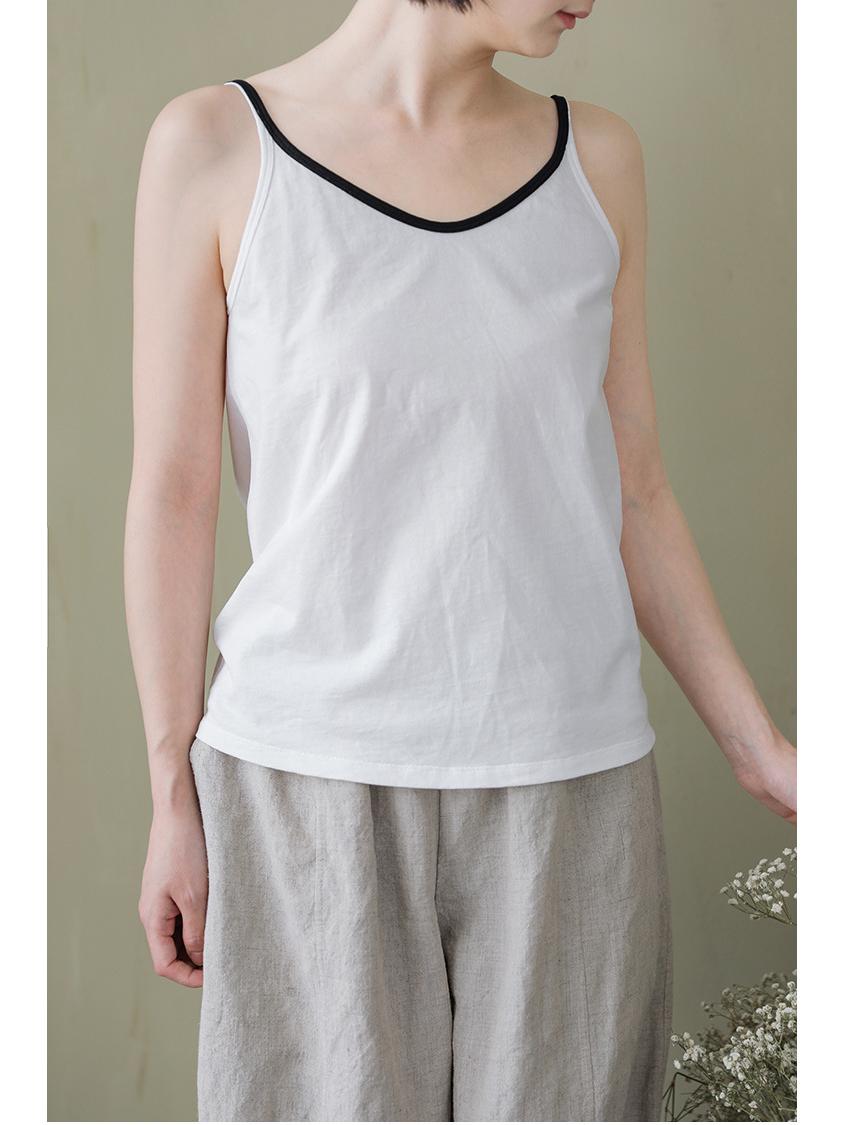 

2023 Retro Soft Knit Cotton Camisole – Versatile & Comfortable Women s Base Layer Extra Large