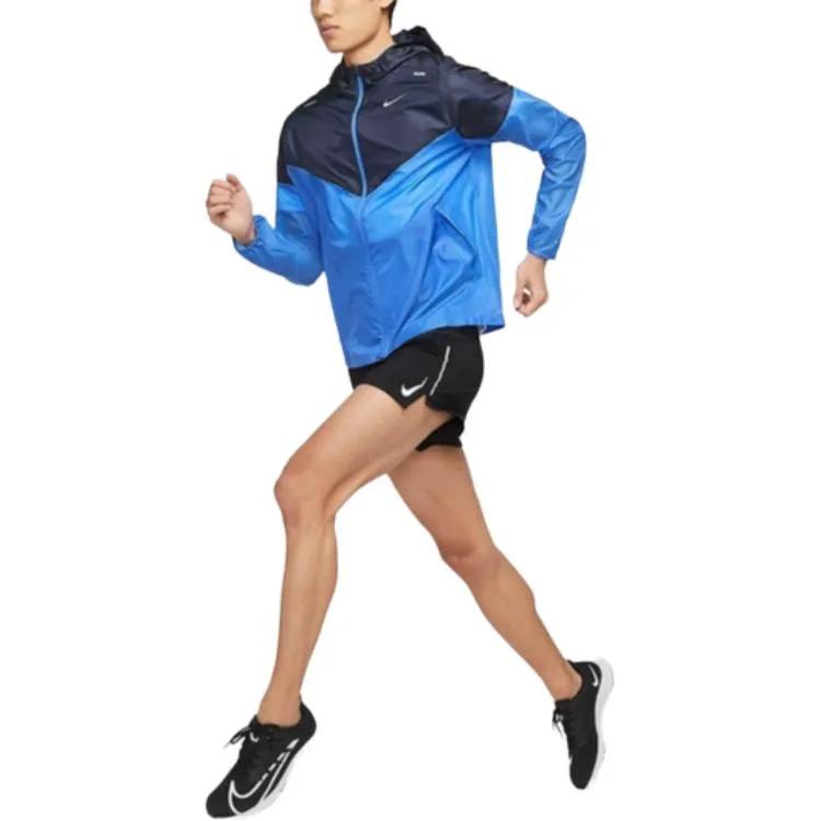 Nike Jackets Men's Blue Hooded Moderate Other (Unisex) Jackets CK6342 402