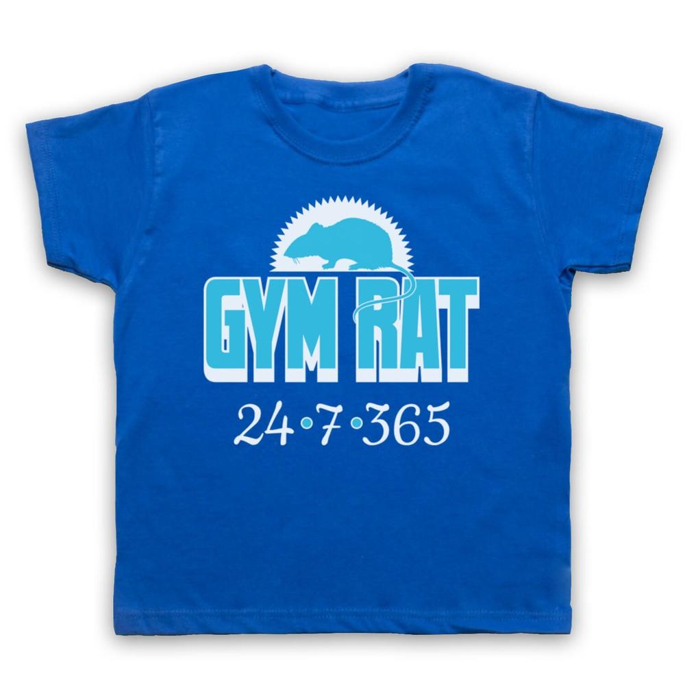 Gym Rat Bodybuilding Slogan Workout Weightlifting Kids Childs T-Shirt