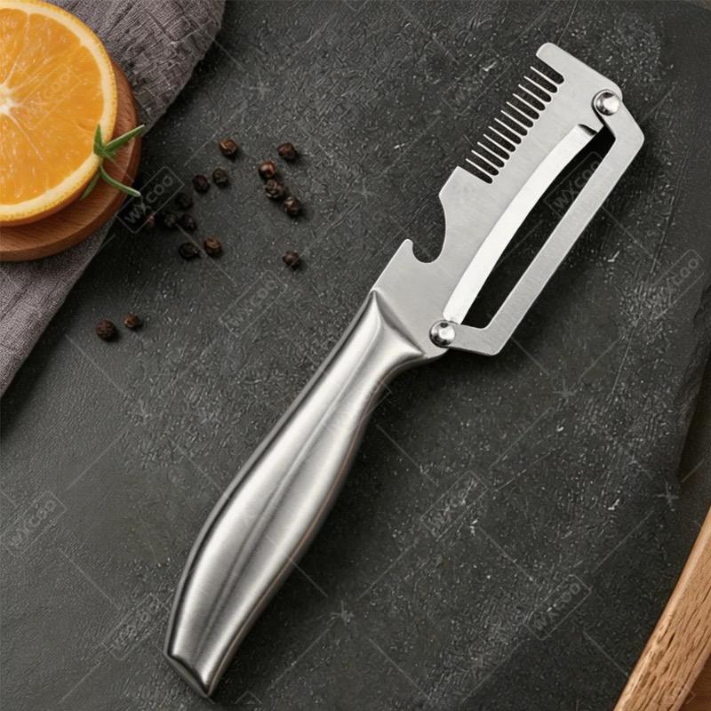 Multifunctional Peeler Stainless Steel Durable Sharp Blade Suitable for All Kinds of Fruits and Vegetables Home Kitchen Tool