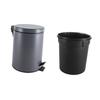 Trash Can with Step Pedal Simple Garbage for Bedroom Kitchen Room 12L