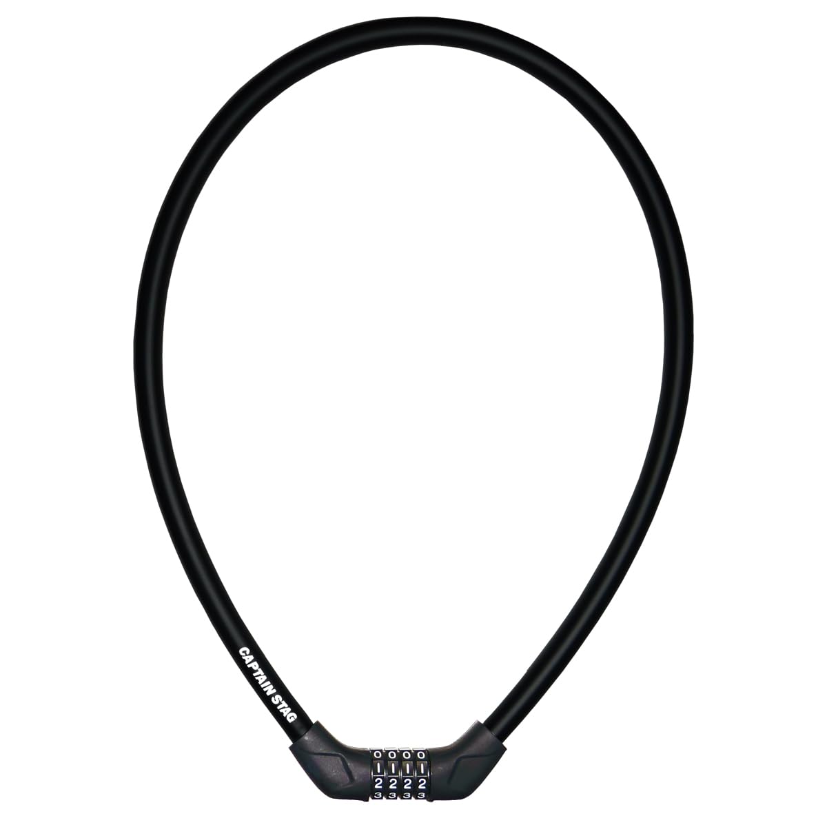 

Captain Stag Bicycle Thick Wire 90cm Wire 15mm 101cm Adjustable Lock, 4-Dial Lock, Length, Diameter, Circumference, Dial, Straight, Black, Y-4296 чёрный
