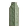 Nordic Ceramic Minimalist Retro Green Vase Ornaments, Home Dining Table, Living Room Decorationss Accessories, Floral Organ, 1Pc