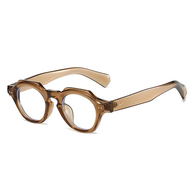 

New Fashion Small Polygon Square Sunglasses Women Retro Rivets Shades UV400 Men Red Blue Sun Glasses