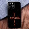 Mayhem L-Ladys G-Gaga Phone Case For iPhone 16,15,14,13,12,11,Pro,X,XS,Max,XR,Plus,Mini Black Soft Silicone Case