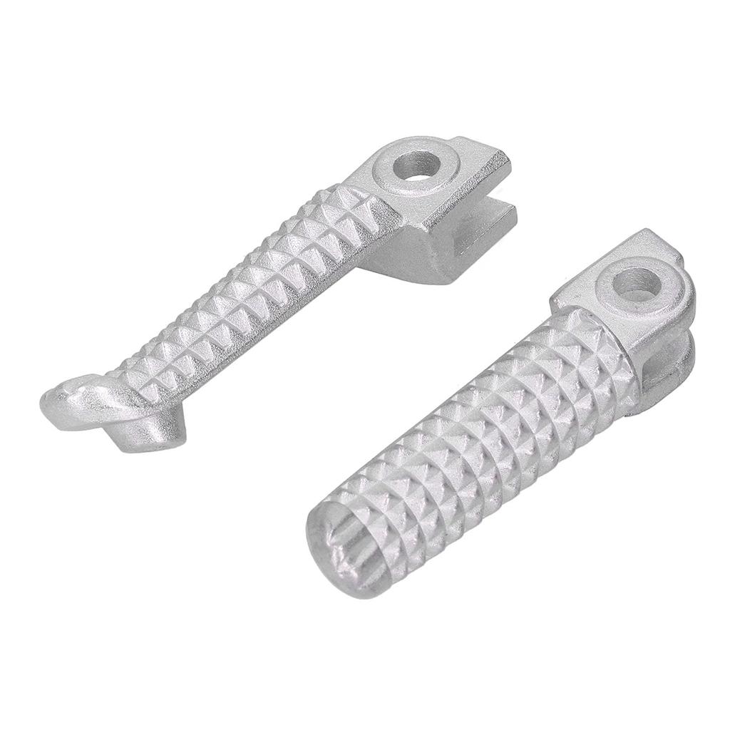 Motorcycle Foot Pegs Direct Replacement with 8 Accessories Foot Pegs Metal Material Abrasion Resistant