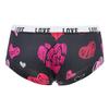 En Stock 2024 Pantalones Cortos Ultra Cortos para Mujer Estampado de Corazón, Se Pueden Usar Afuera, Diseño Tentador
